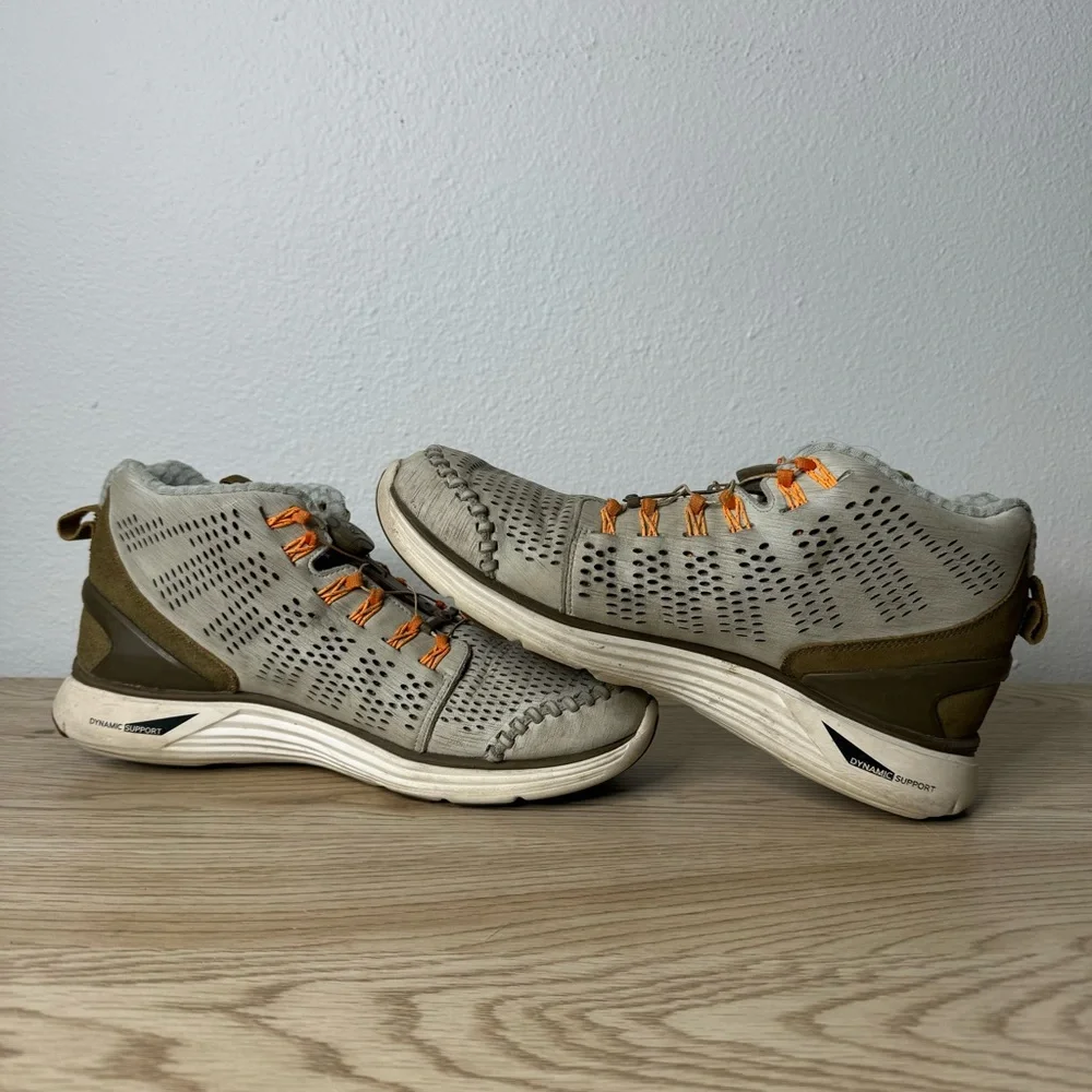 Nike Gray Brown Lunarlon‎ Chenchukka Hybrid Sneaker Mens Size 10 2013